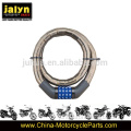 18*800MM black anti-theft bicycle folding security cable lock with 4 digit combination lock